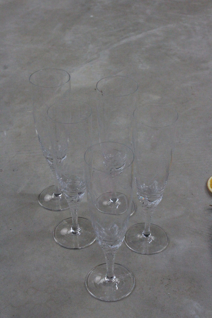 5 Champagne Glasses - Kernow Furniture