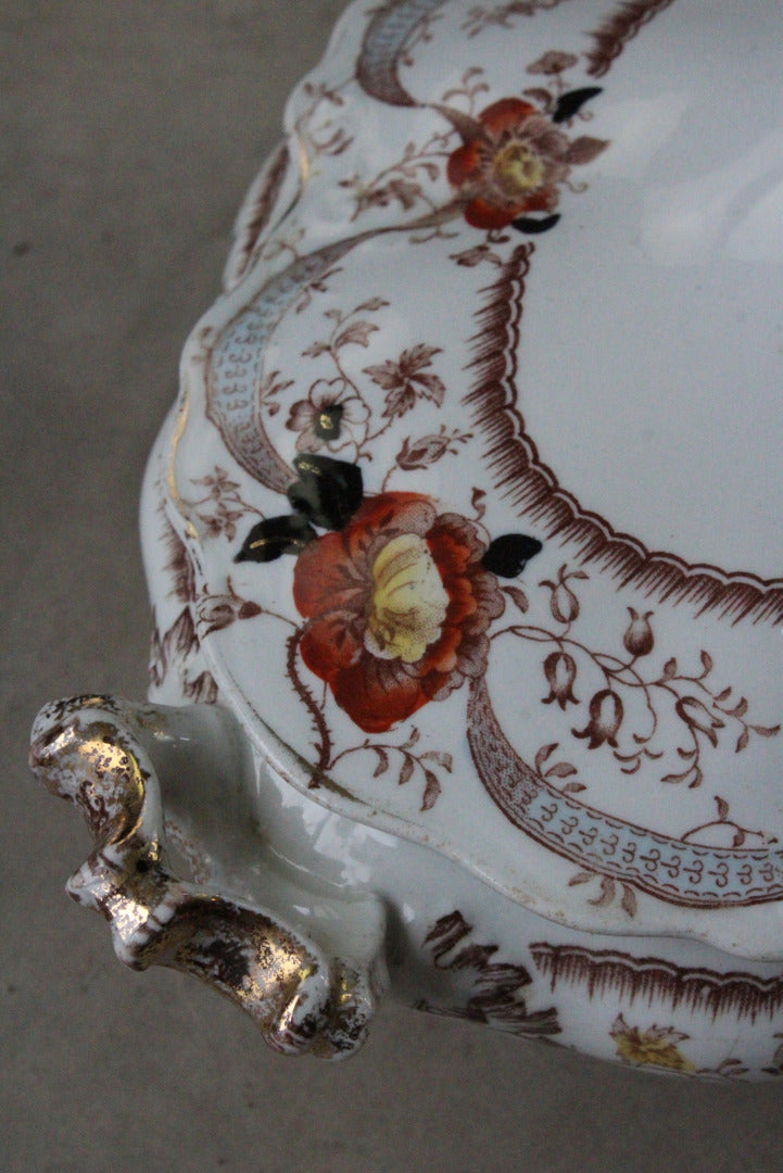 Victorian Floral Serving Tureen - Kernow Furniture