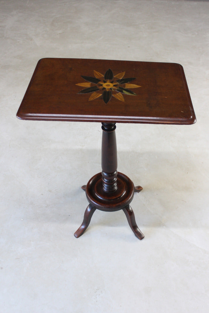 Antique Parquetry Wine Table - Kernow Furniture
