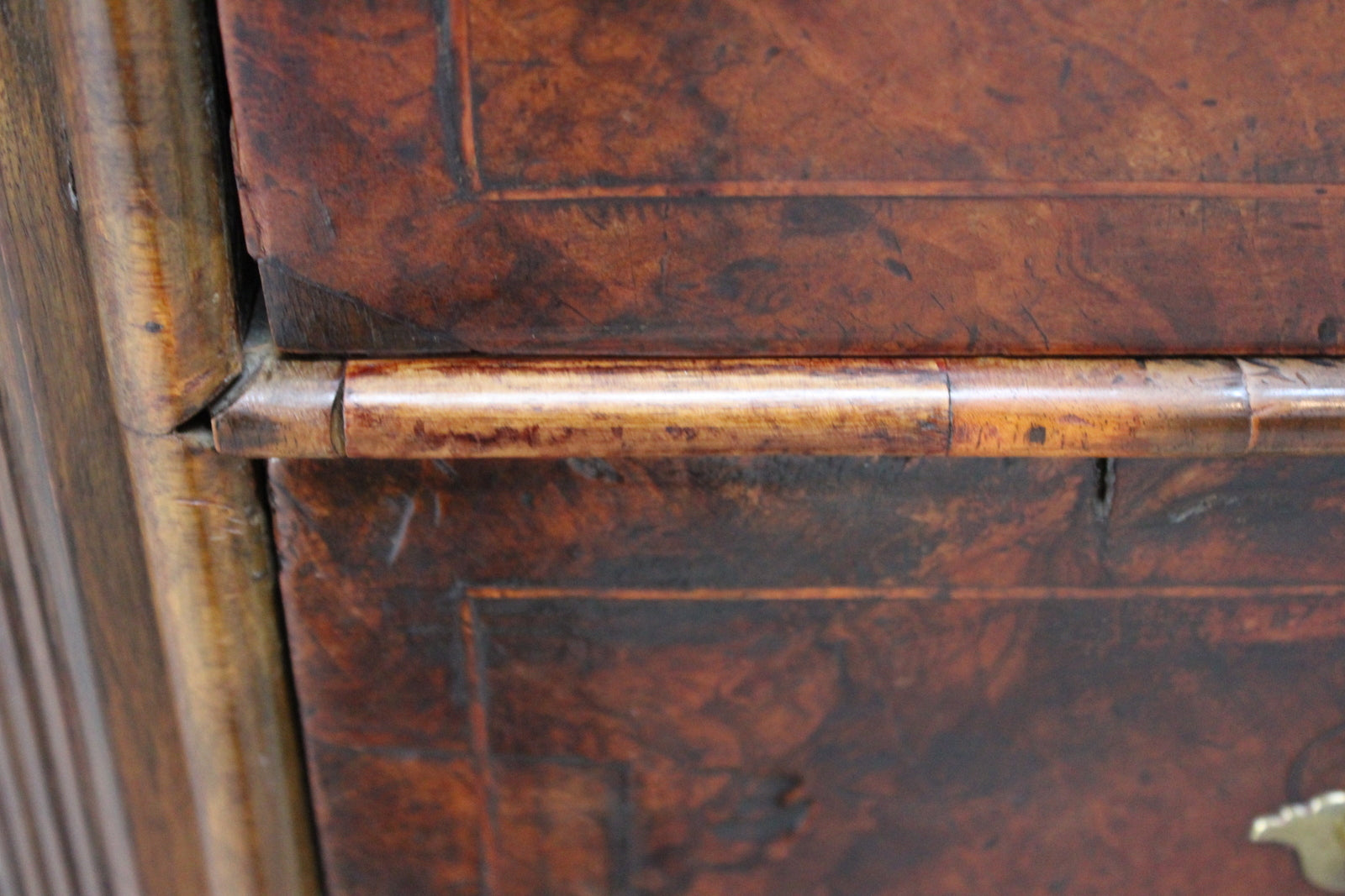 Queen Anne Walnut Chest on Stand - Kernow Furniture