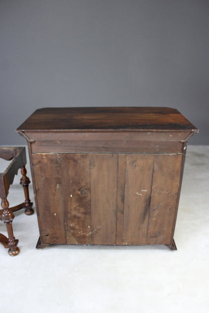 Queen Anne Walnut Chest on Stand - Kernow Furniture