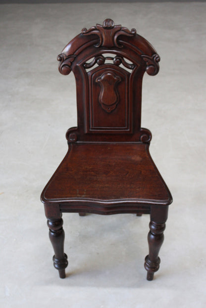 Antique Victorian Hall Chair - Kernow Furniture