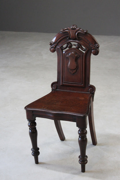 Antique Victorian Hall Chair - Kernow Furniture
