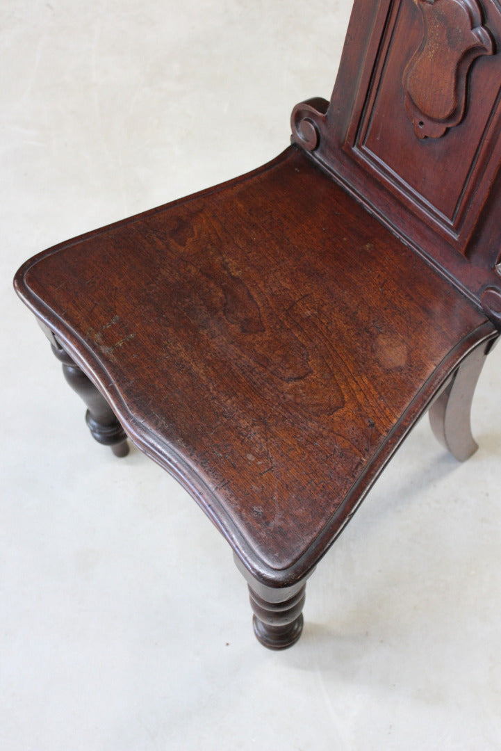 Antique Victorian Hall Chair - Kernow Furniture