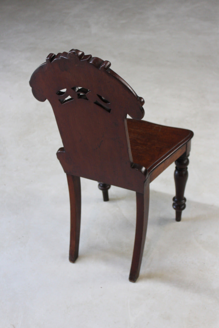 Antique Victorian Hall Chair - Kernow Furniture