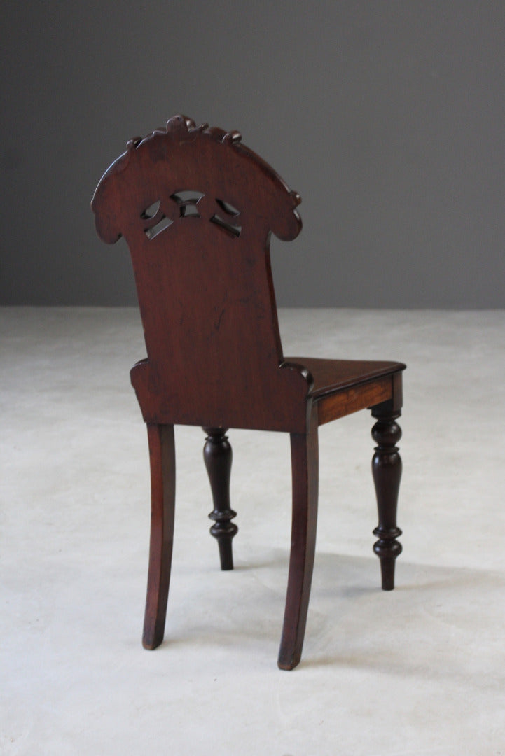 Antique Victorian Hall Chair - Kernow Furniture