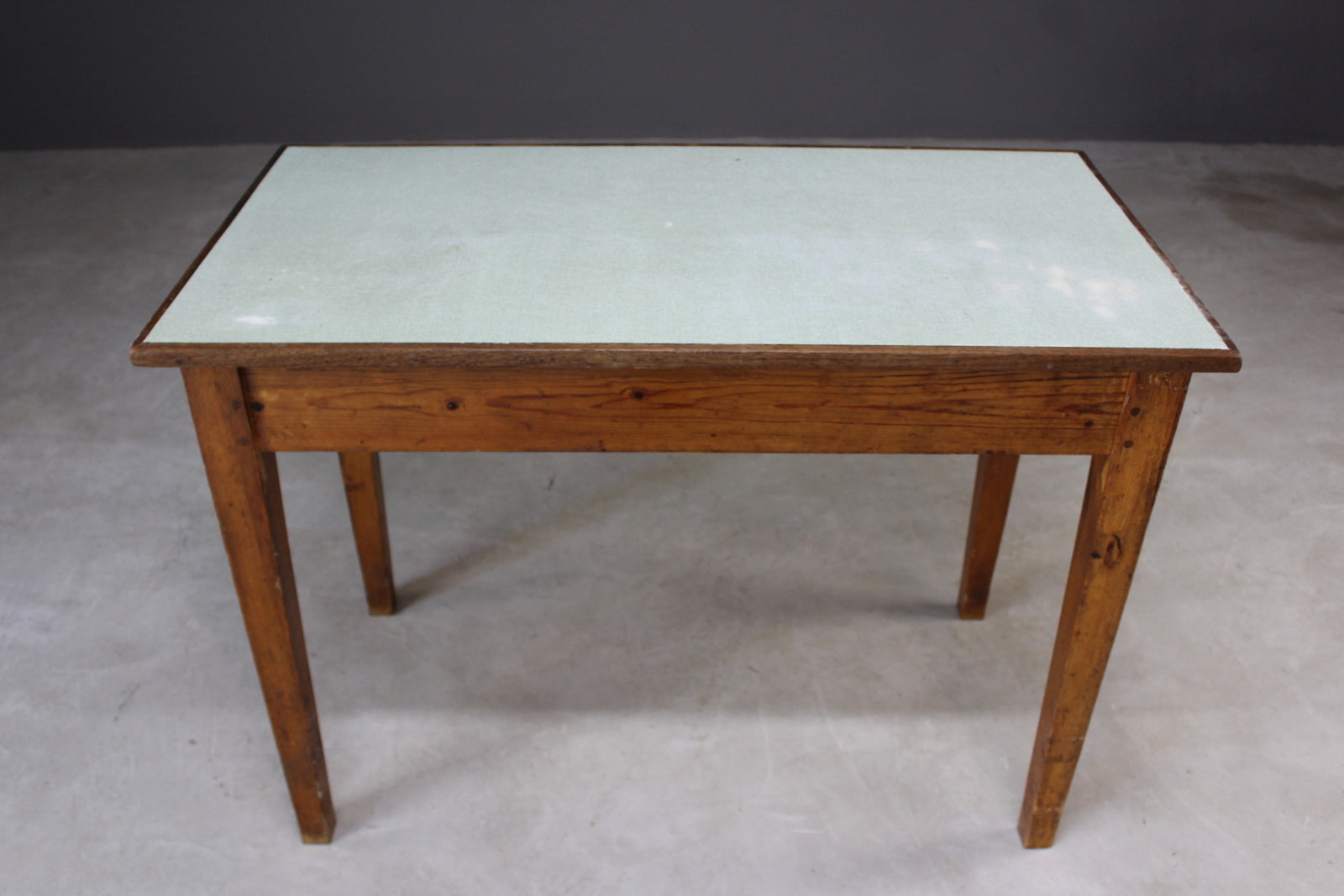 Vintage Pine & Formica Table - Kernow Furniture