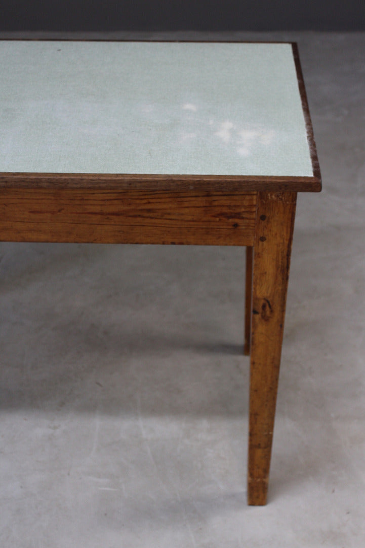 Vintage Pine & Formica Table - Kernow Furniture