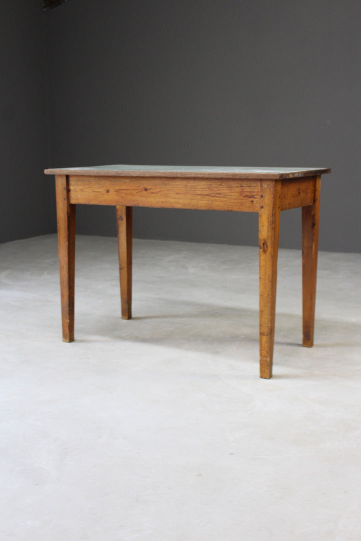 Vintage Pine & Formica Table - Kernow Furniture