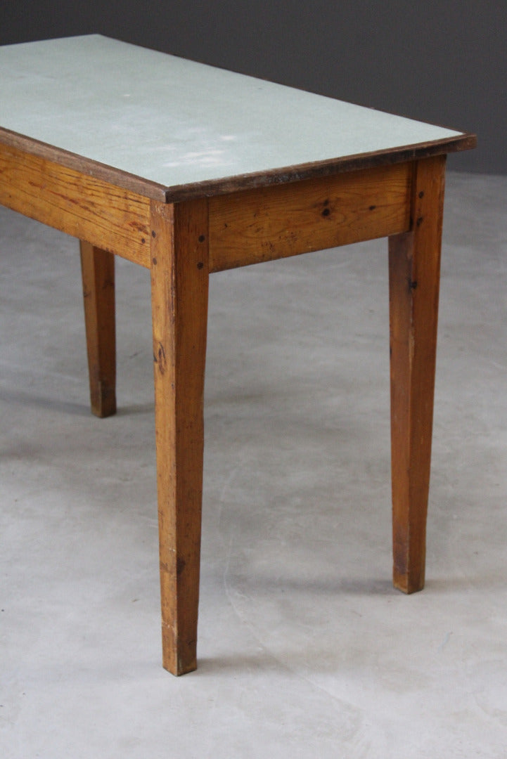 Vintage Pine & Formica Table - Kernow Furniture