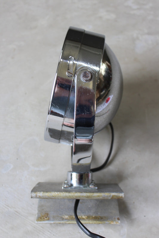 Retro Chrome Floodlight Lamp - Kernow Furniture