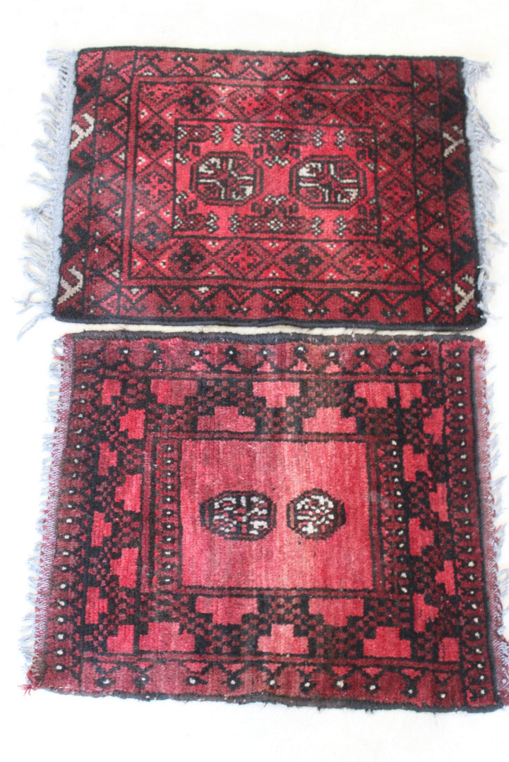 Pair Afghan Red Prayer Mats - Kernow Furniture