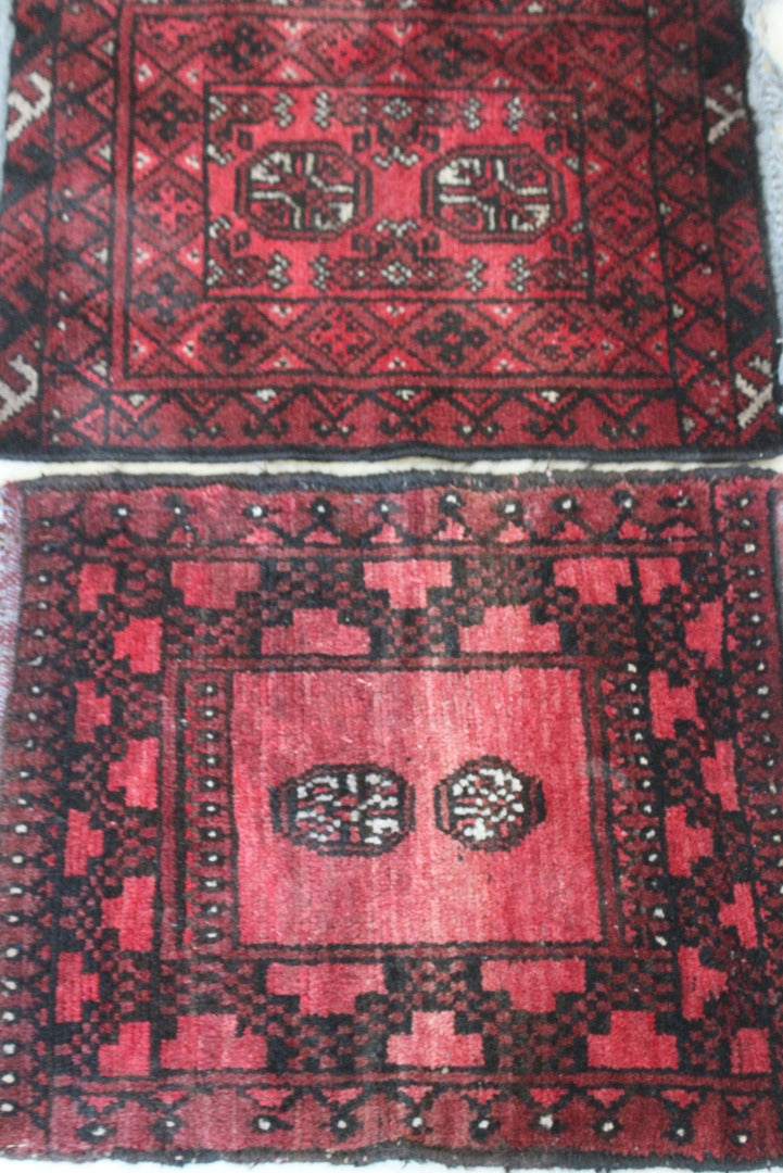 Pair Afghan Red Prayer Mats - Kernow Furniture