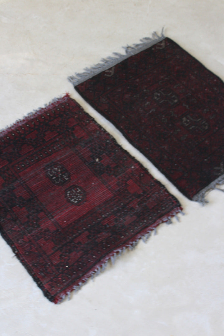 Pair Afghan Red Prayer Mats - Kernow Furniture