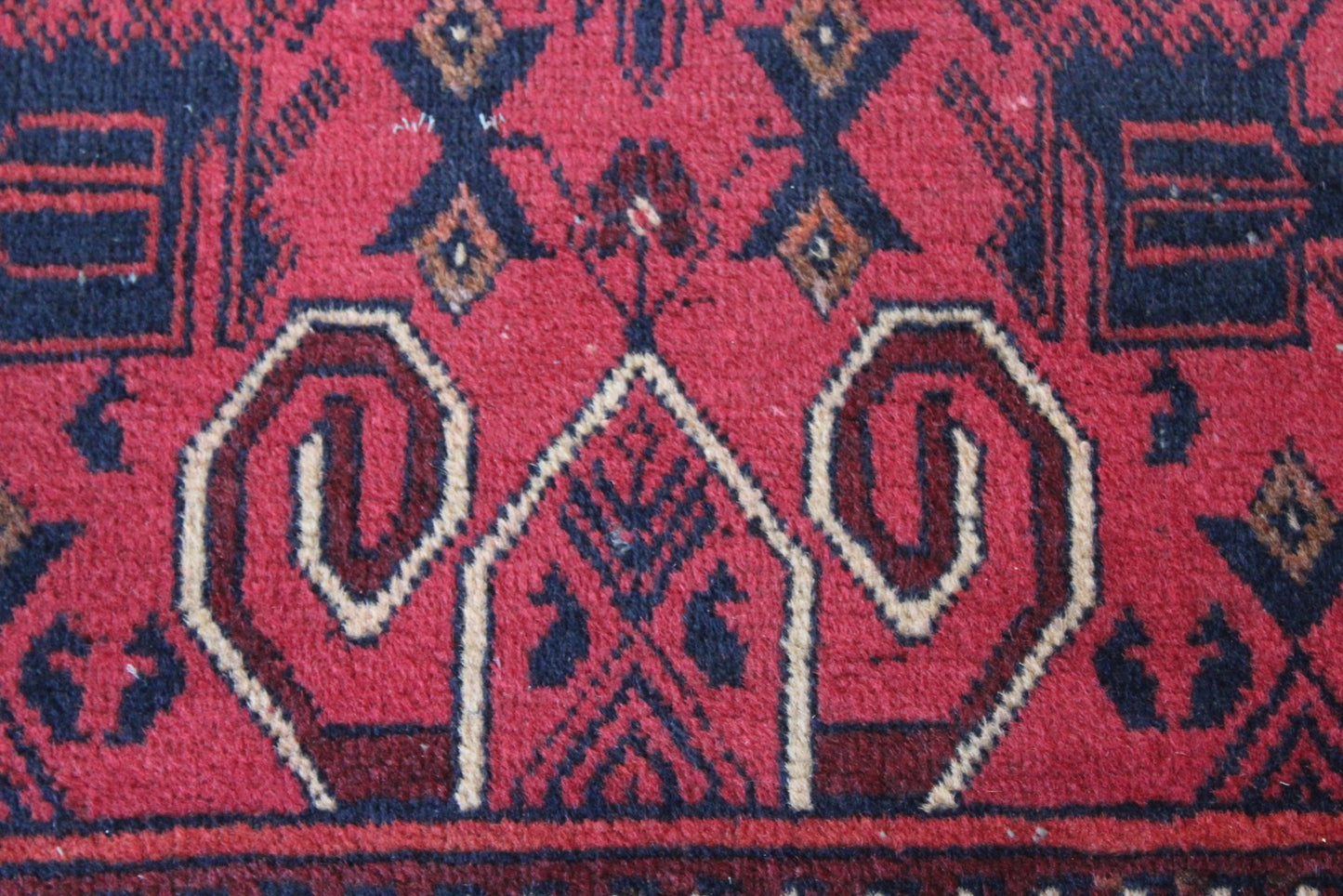 Mashwani Red Wool Runner - Kernow Furniture