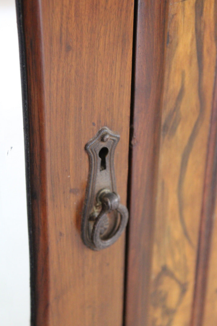 Late Victorian Walnut Wardrobe - Kernow Furniture