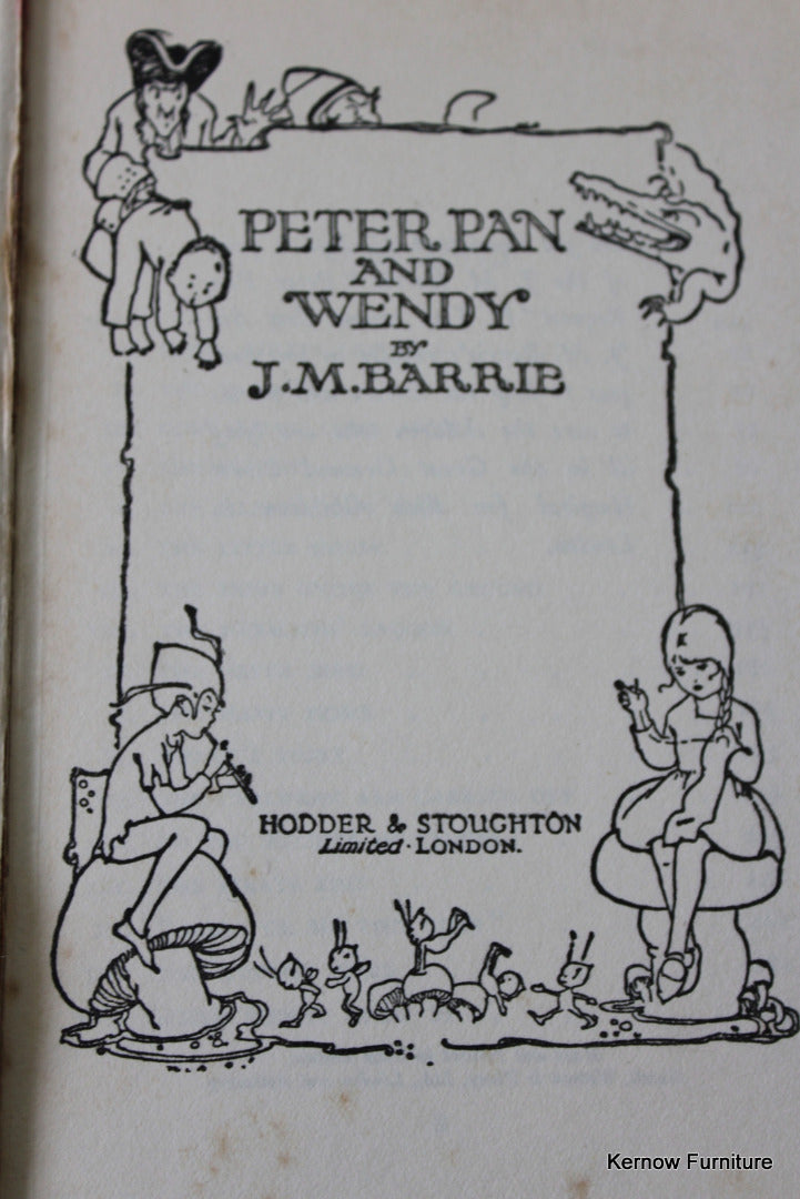 Peter Pan & Wendy JM Barrie - Kernow Furniture