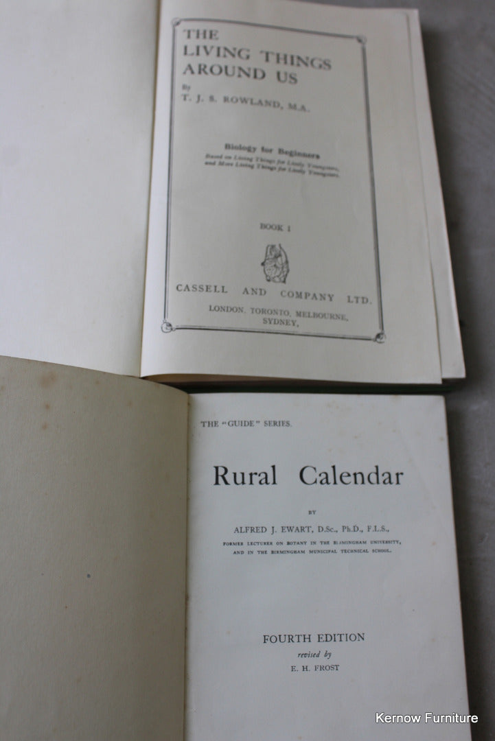 Collection of Vintage Nature Books - Kernow Furniture