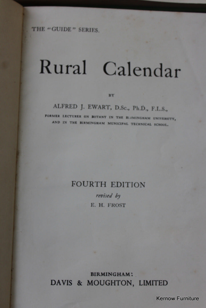 Collection of Vintage Nature Books - Kernow Furniture