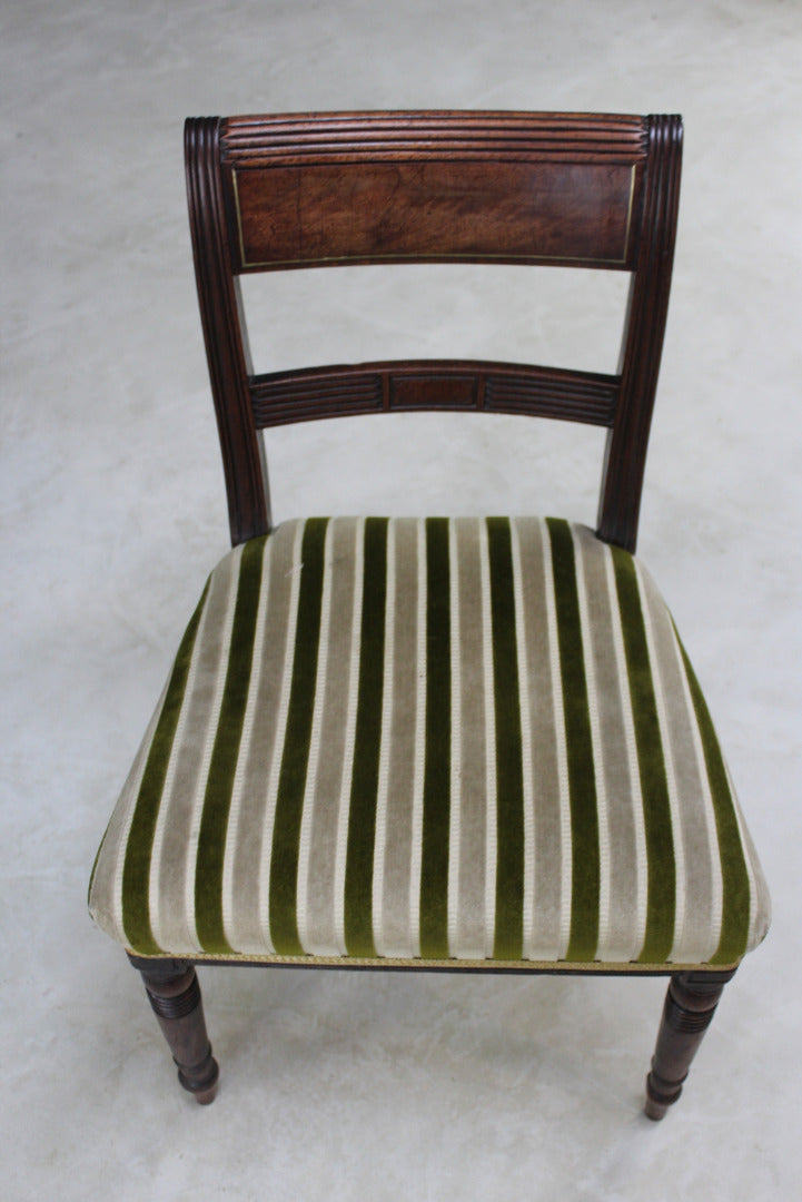 Single Antique Mahogany Dining Chair - Kernow Furniture