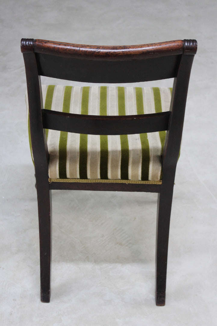 Single Antique Mahogany Dining Chair - Kernow Furniture