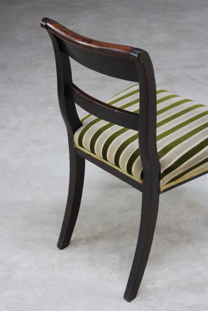 Single Antique Mahogany Dining Chair - Kernow Furniture