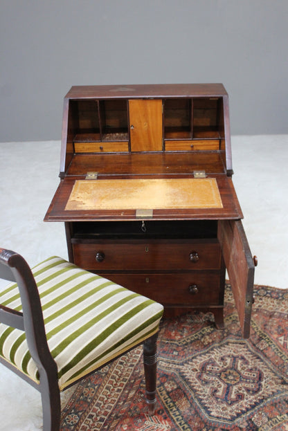 Georgian Mahogany Bureau - Kernow Furniture