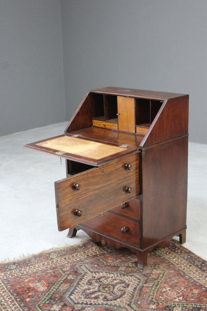 Georgian Mahogany Bureau - Kernow Furniture