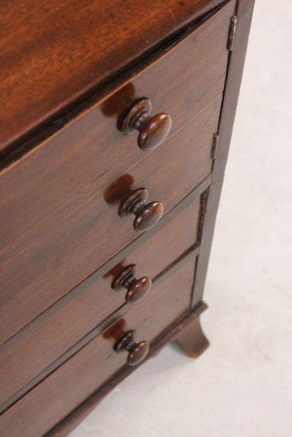 Georgian Mahogany Bureau - Kernow Furniture