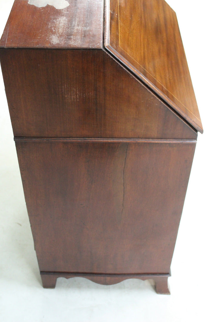 Georgian Mahogany Bureau - Kernow Furniture