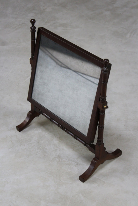 Small Mahogany Swing Mirror - Kernow Furniture