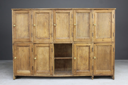 Rustic Pine Pigeonholes Storage Cupboard - Kernow Furniture