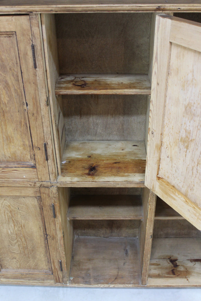 Rustic Pine Pigeonholes Storage Cupboard - Kernow Furniture