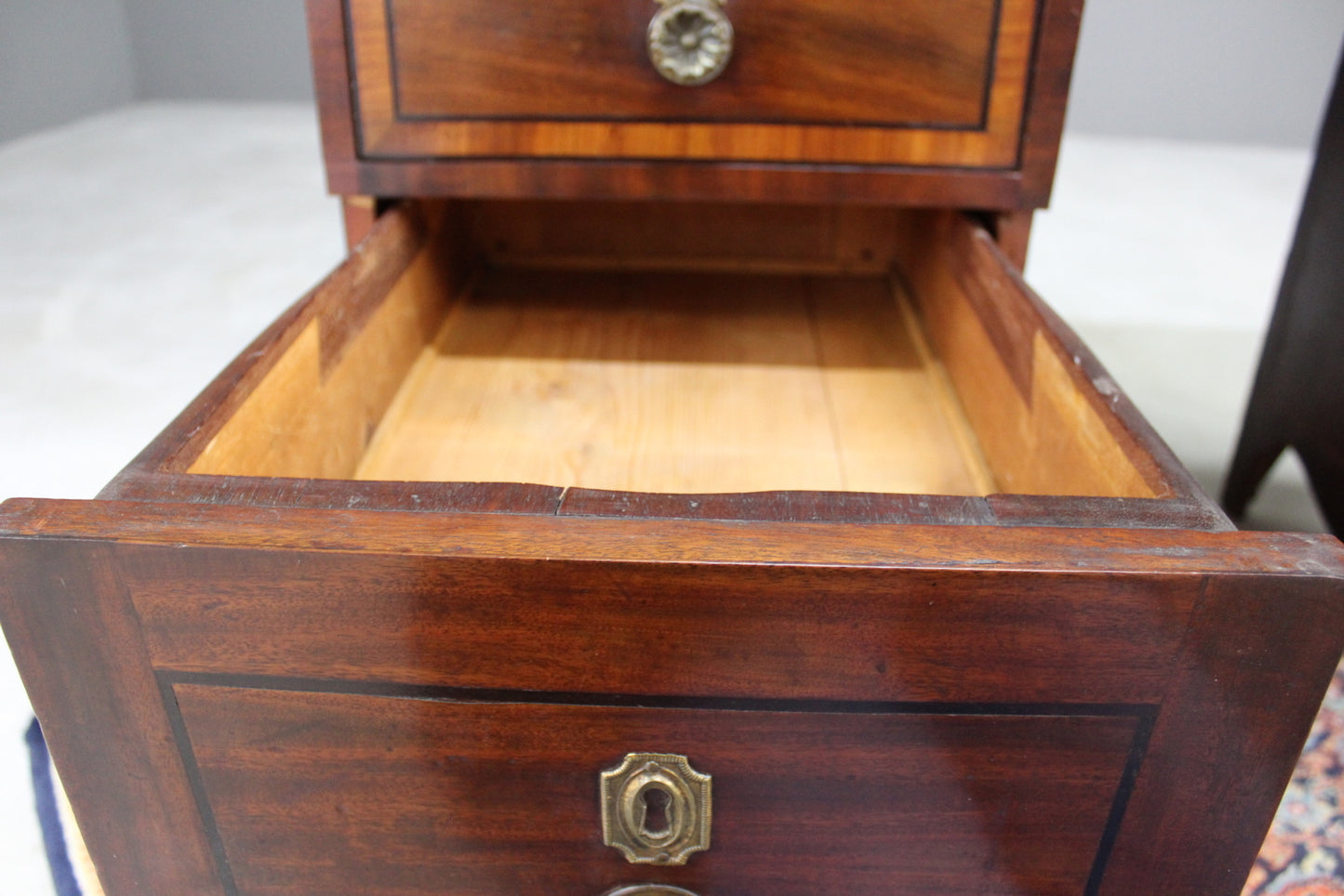 Antique Small Mahogany Desk - Kernow Furniture