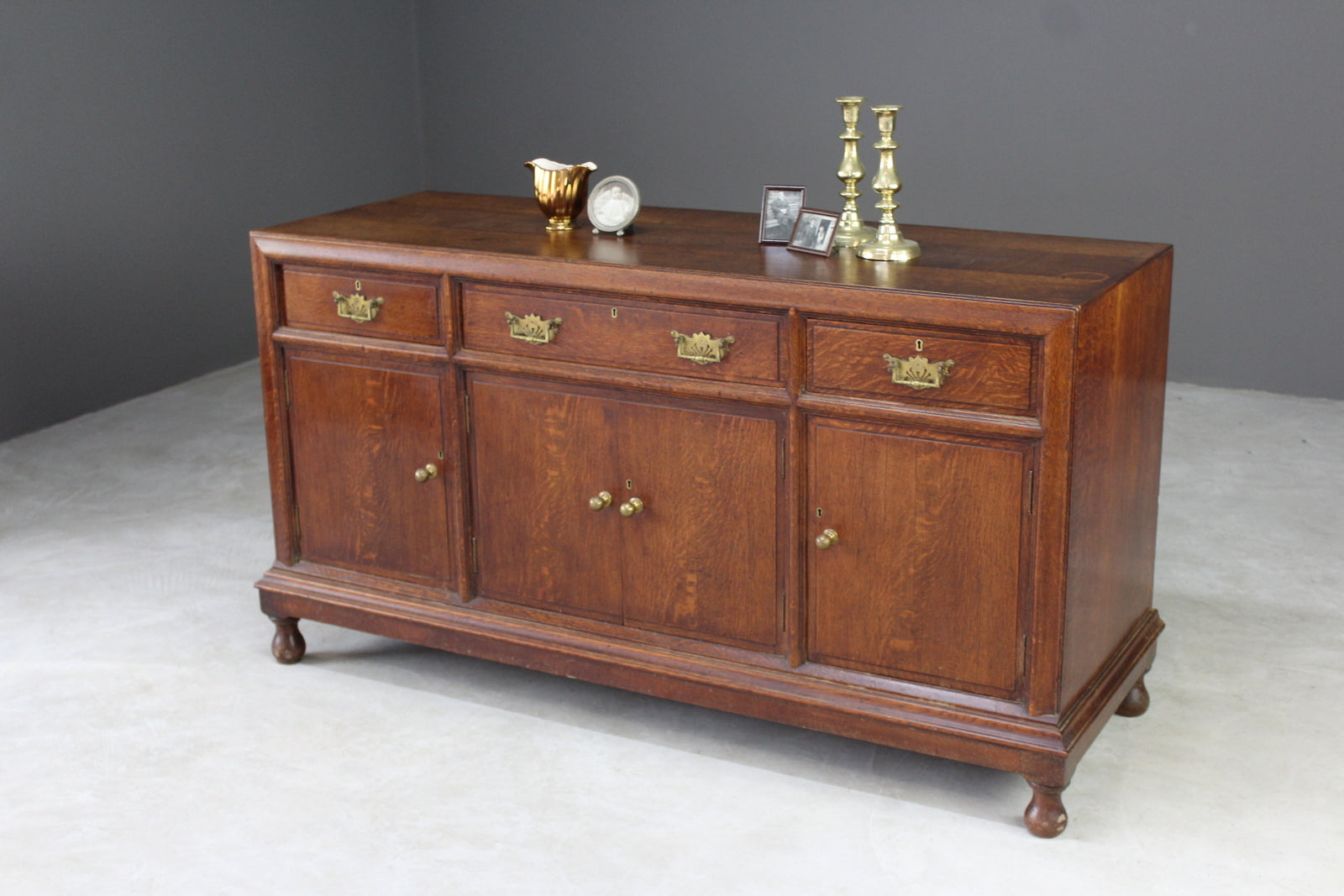 Heals Arts & Crafts Oak Sideboard - Kernow Furniture