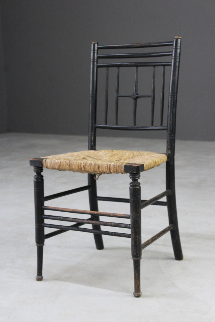 Liberty Argyll Arts & Crafts Rush Chair - Kernow Furniture