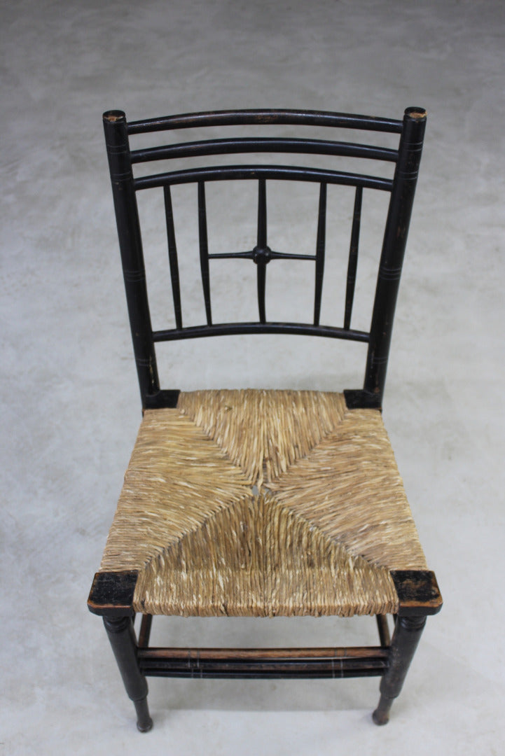 Liberty Argyll Arts & Crafts Rush Chair - Kernow Furniture