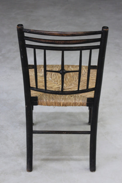 Liberty Argyll Arts & Crafts Rush Chair - Kernow Furniture