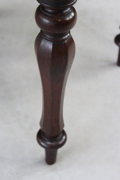 Victorian Mahogany Hall Chair - Kernow Furniture