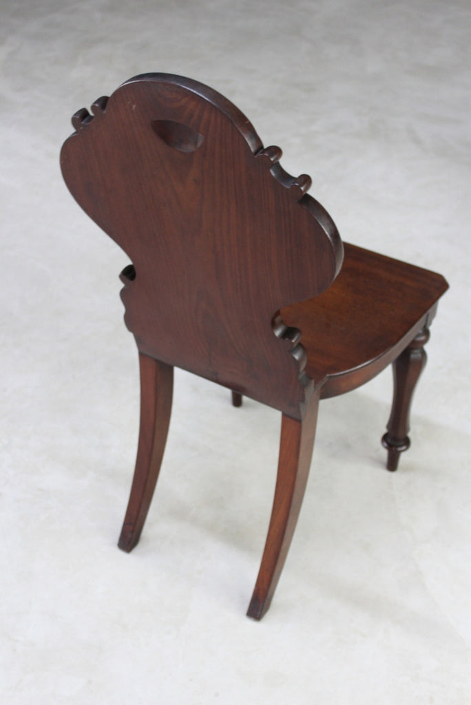 Victorian Mahogany Hall Chair - Kernow Furniture