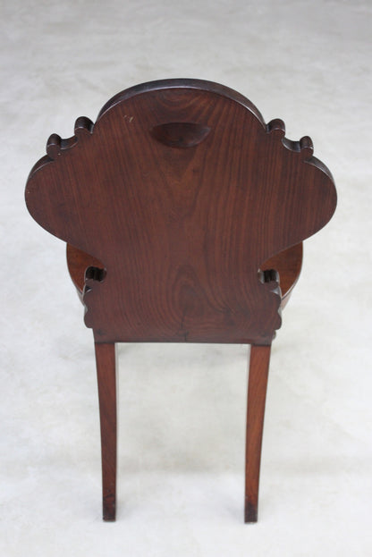 Victorian Mahogany Hall Chair - Kernow Furniture