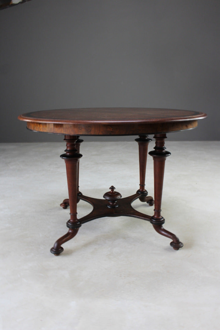 Continental Walnut Centre Table - Kernow Furniture