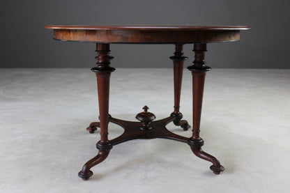 Continental Walnut Centre Table - Kernow Furniture