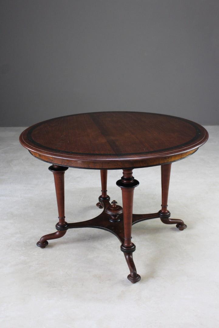 Continental Walnut Centre Table - Kernow Furniture