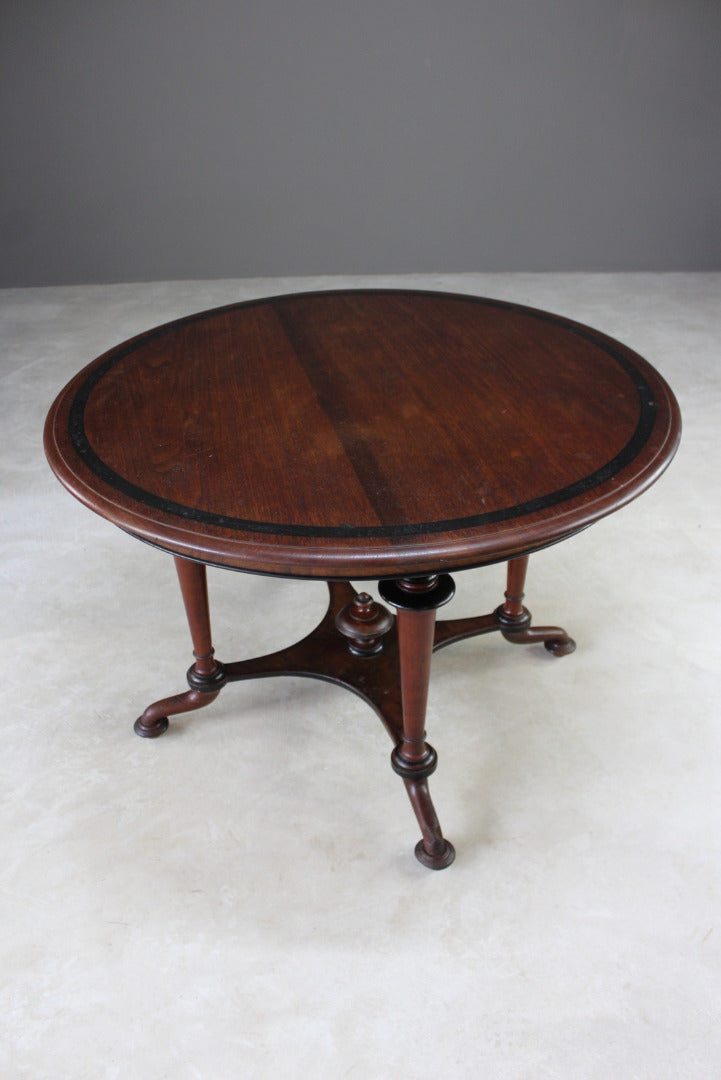 Continental Walnut Centre Table - Kernow Furniture