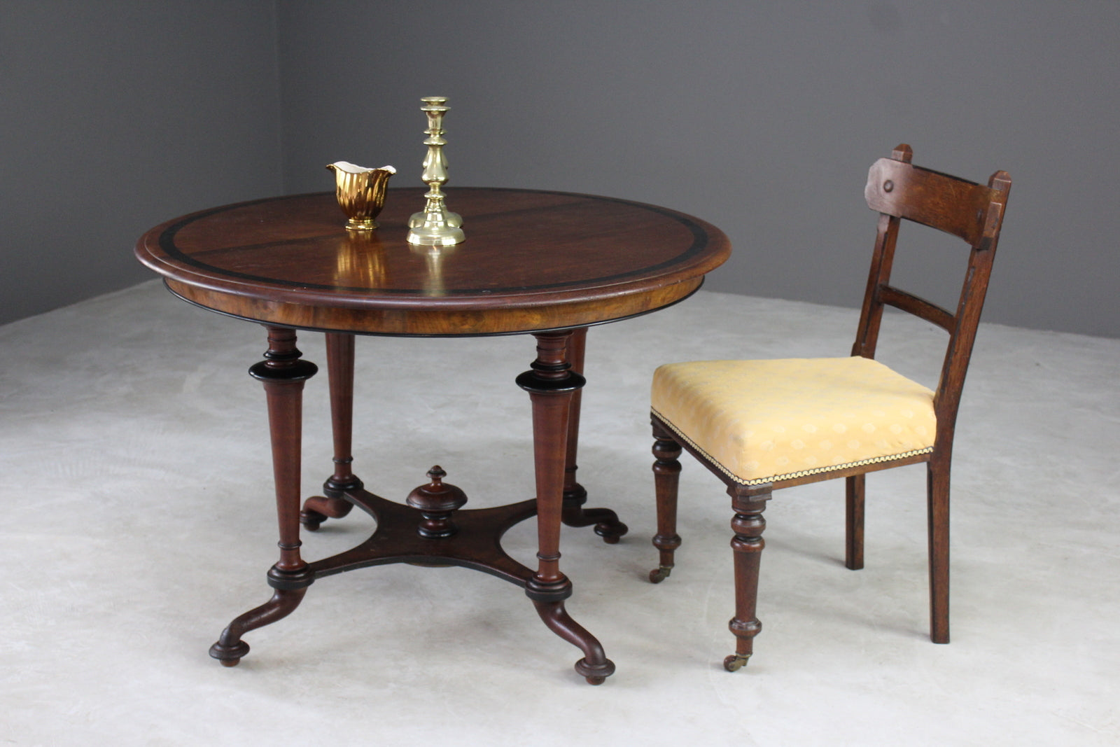 Continental Walnut Centre Table - Kernow Furniture