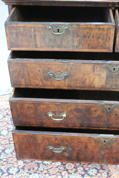 Antique Georgian Walnut Chest of Drawers - Kernow Furniture