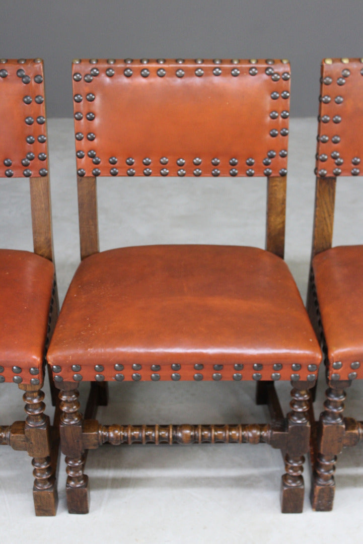 Set 4 Cromwellian Design Dining Chairs - Kernow Furniture