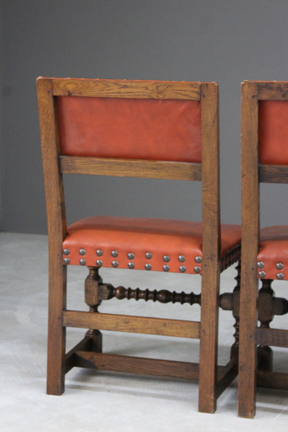 Set 4 Cromwellian Design Dining Chairs - Kernow Furniture