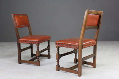 Set 4 Cromwellian Design Dining Chairs - Kernow Furniture